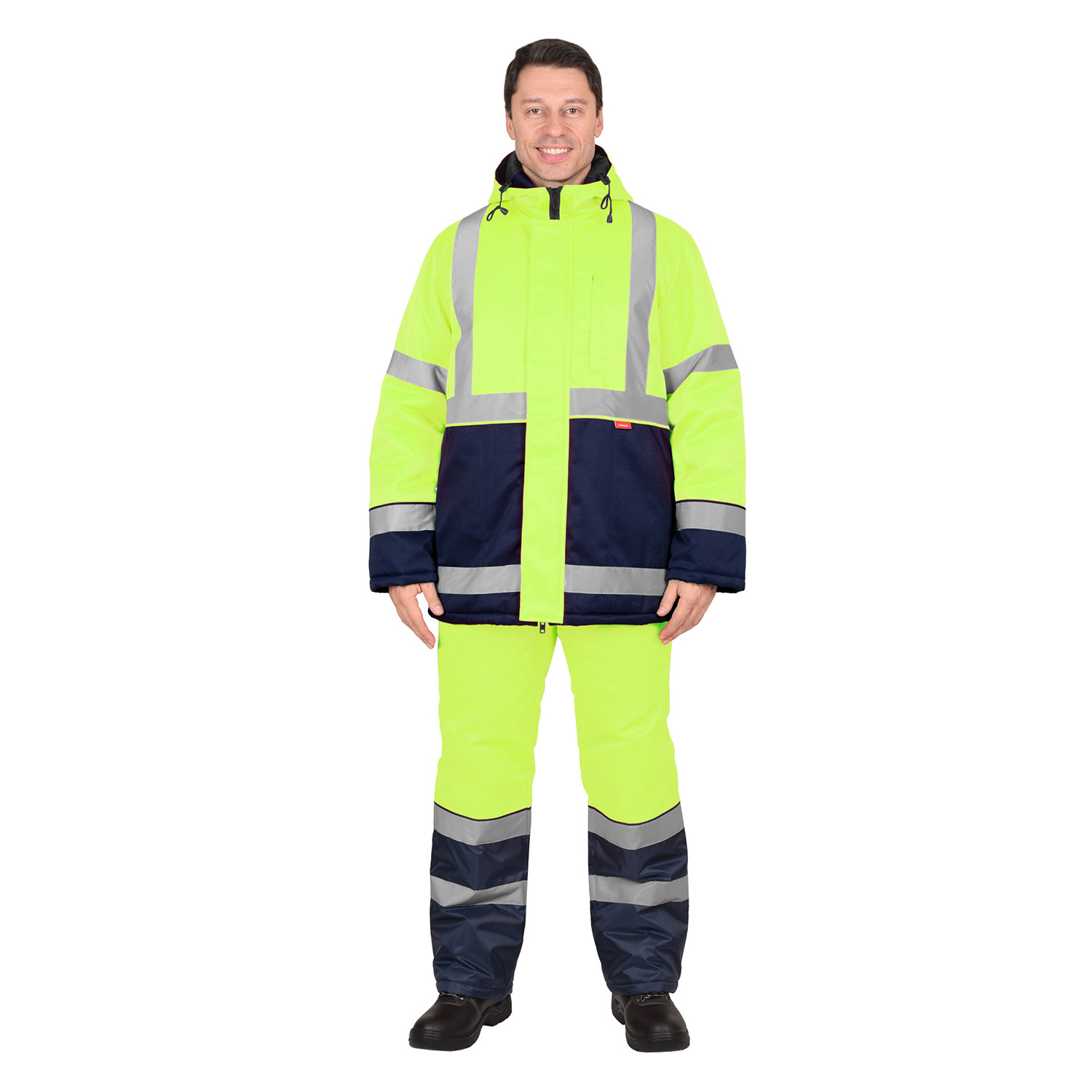 High Visibility Warm Jacket and Trousers Set