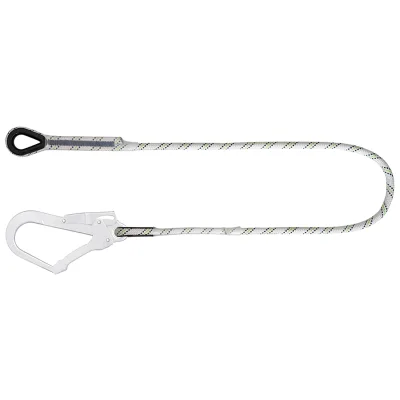უსაფრთხოების თოკი, safety lanyard with scaffold hook 1m
