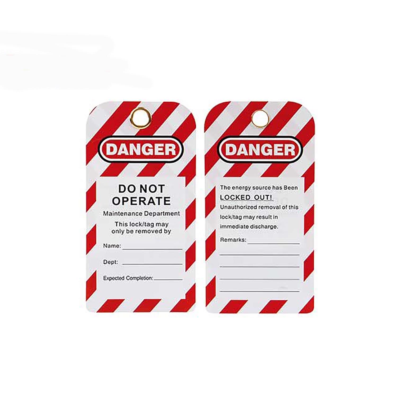 უსაფრთხოების თაგი safety warning tag