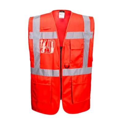 S476RER, ამრეკლი ჟილეტი, high visibility vest, Hi-Vis Executive Vest, Portwest